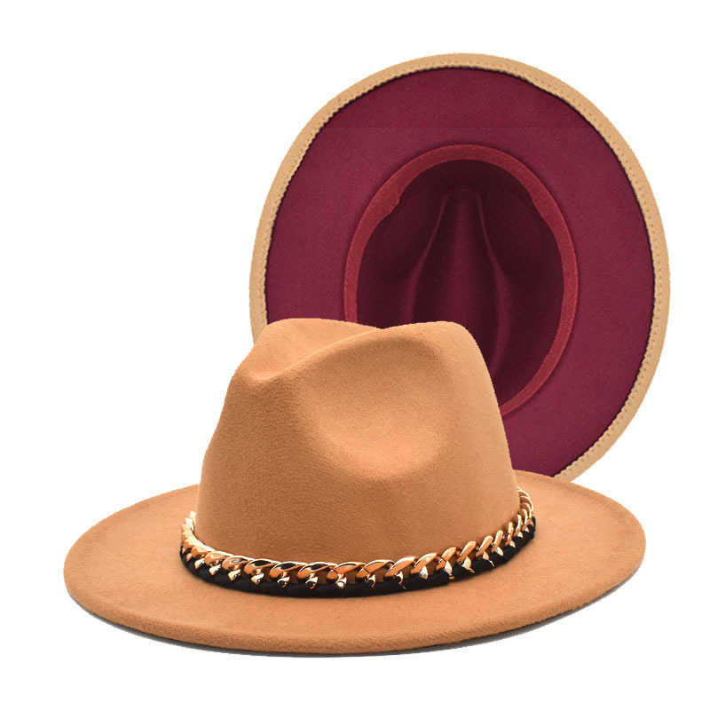 Two Color Hat Wholesale new chain of two - color hat(A0047) – Helarocky