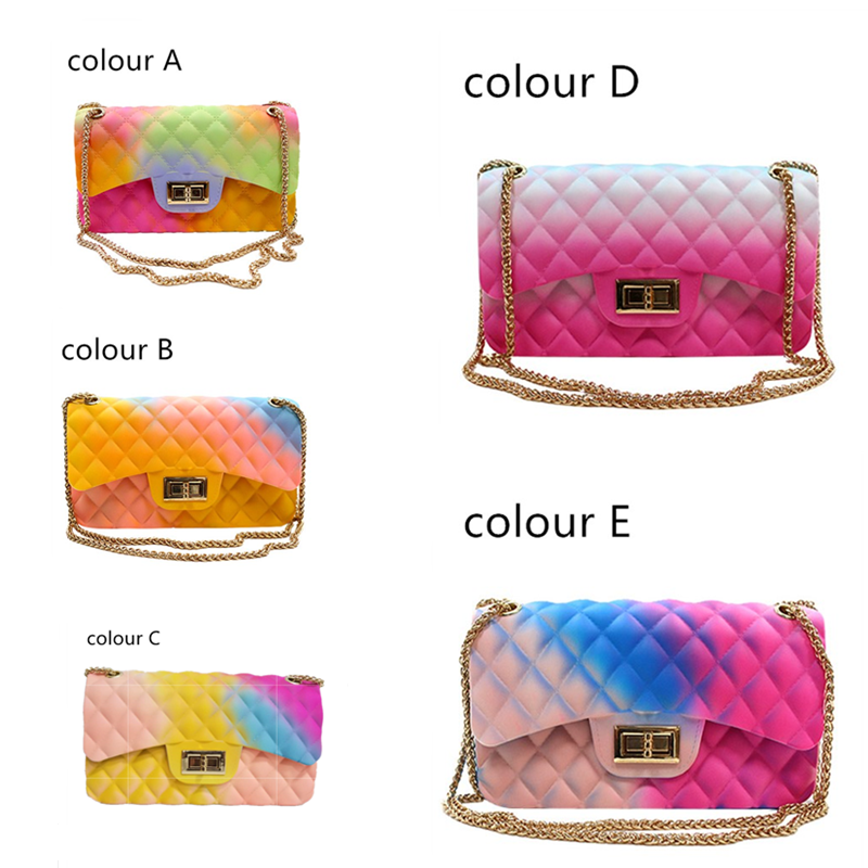 Wholesale women's frosted jelly packets (big bag）(JG8037) – Helarocky